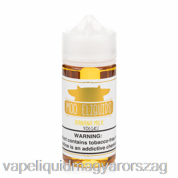 Banántej - Moo E-liquids - 100ml 3mg Vape Toll